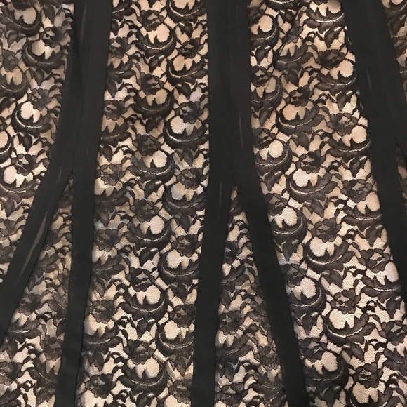 Axcess Black Lace skirt with satin underskirt - Picture 2 of 4